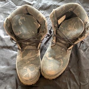 Timberland army boots